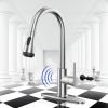 4Mode Touchless Kitchen Faucet-Smart Kitchen Sink Faucet sensor;   Pull Down Kitchen Sprayer