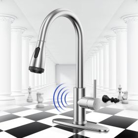 4Mode Touchless Kitchen Faucet-Smart Kitchen Sink Faucet sensor;   Pull Down Kitchen Sprayer