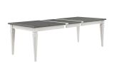 ACME Katia Dining Table, Gray & Weathered White Finish DN02273