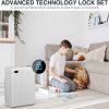 Air Purifiers for Home Large Room; MOOKA H13 True HEPA Filter Air Cleaner; 100% Ozone Free Quiet Air Cleaner for Home; Bedroom and Office; E-300L Whit