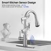 4Mode Touchless Kitchen Faucet-Smart Kitchen Sink Faucet sensor;   Pull Down Kitchen Sprayer