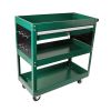 3 Tier Rolling Tool Cart, Heavy Duty Utility Cart Tool Organizer with Storage Drawer, Industrial Commercial Service Tool Cart for Mechanics, Garage, W