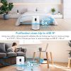 MOOKA Air Purifiers for Home Large Room up to 860ft¬≤; H13 True HEPA Air Filter Cleaner; Night Light(Available for California); B-D02L White