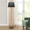 Metal Bamboo Floor Lamp 60"H