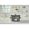 7qt Cook & Carry Programmable Easy-Clean Slow Cooker - Stainless Steel