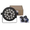 Aluminum Alloy LED Par 18x18W RGBWA UV 6in1 Lights DMX512 Disco Christmas Stage DH-FAP1818F