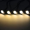 5pcs Warm White LED Deck Lights