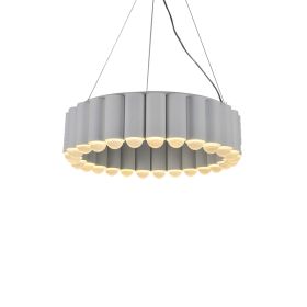 Nordic Chandelier Simple Modern Living Room Lamp Duplex Villa Bedroom Study (Option: White-120x15.5x200cm)