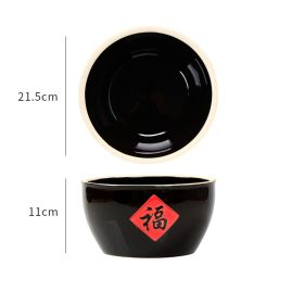 Chicken Ceramic Container Tableware Hot Pot Seasoning Basin (Option: 10 Style)