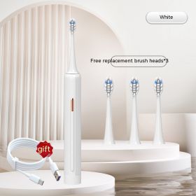 Magnetic Suspension Electric Toothbrush USB Charging Level 7 Waterproof Super (Color: White)