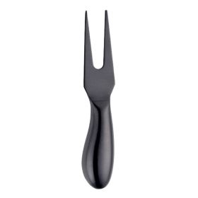 Simple Stainless Steel Cheese Knife Set (Option: Cheese Fork-Black)