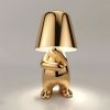 Creative lights for gift; Thinker Lamp Collection; Bedside Touch Control Table Lamp Cordless Led Nightstand Desk Lamp Creative Golden Man with Dimmabl