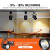 VEVOR LED Track Lighting Heads, 6.5W 3000K 470lm Warm White, Dimmable H Type Track Light Head, CRI85+ True Color Rendering Adjustable Tilt Angle Track