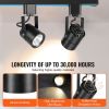 VEVOR LED Track Lighting Heads, 6.5W 3000K 470lm Warm White, Dimmable H Type Track Light Head, CRI85+ True Color Rendering Adjustable Tilt Angle Track