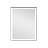 Rectangular Single Aluminum Framed Anti-Fog LED Light Wall Bathroom Vanity Mirror