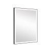 Rectangular Single Aluminum Framed Anti-Fog LED Light Wall Bathroom Vanity Mirror