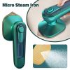 Mini Handheld Ironing Machine Portable Micro Steam Iron Machine For Clothes Ironing Wet Dry Clothes Garment Steamer U0N2