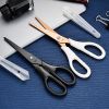 Anti-Stick Anti-Rust Scissors EDC Home Craft Diy Safety Cover Student Scissor Stainless Steel School Supplies Office Stationery