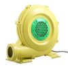 Outdoor Indoor Air Blower, Pump Fan for Inflatable Bounce Castle, Water Slides, Safe, Portable - Yellow and Green XH