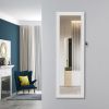 Fashion Simple Jewelry Storage Mirror Cabinet With LED Lights Can Be Hung On The Door Or Wall