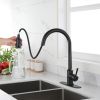 Touch Kitchen Faucet with Pull Down Sprayer,Single Handle High Arc  Pull out Kitchen Faucet,Single Level Stainless Steel Kitchen Sink Faucets with Pul