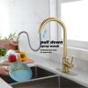 Touch Kitchen Faucet with Pull Down Sprayer,Single Handle High Arc  Pull out Kitchen Faucet,Single Level Stainless Steel Kitchen Sink Faucets with Pul