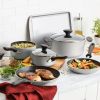 15pc Aluminum Nonstick Cookware Set with Prestige Tools